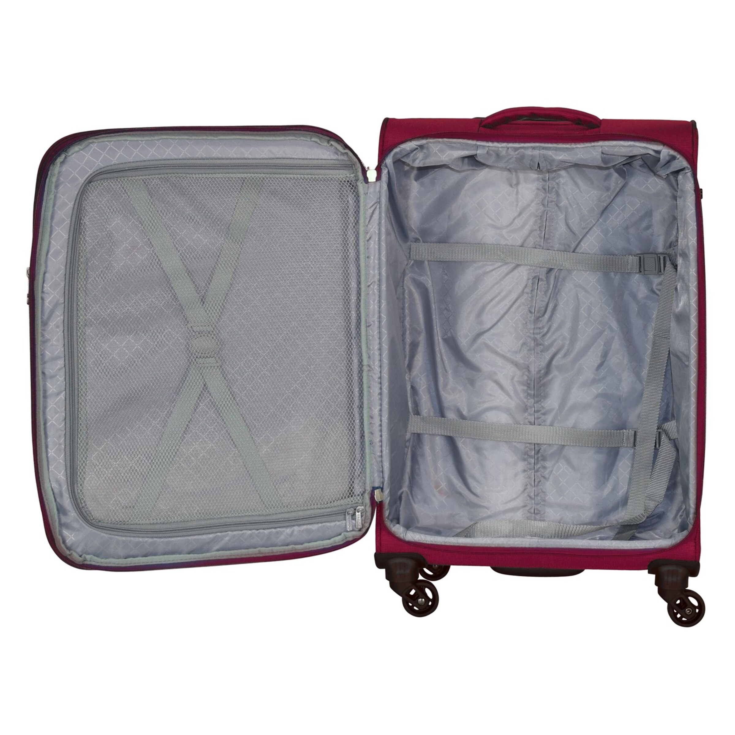 D&N Suitcase Set in Red