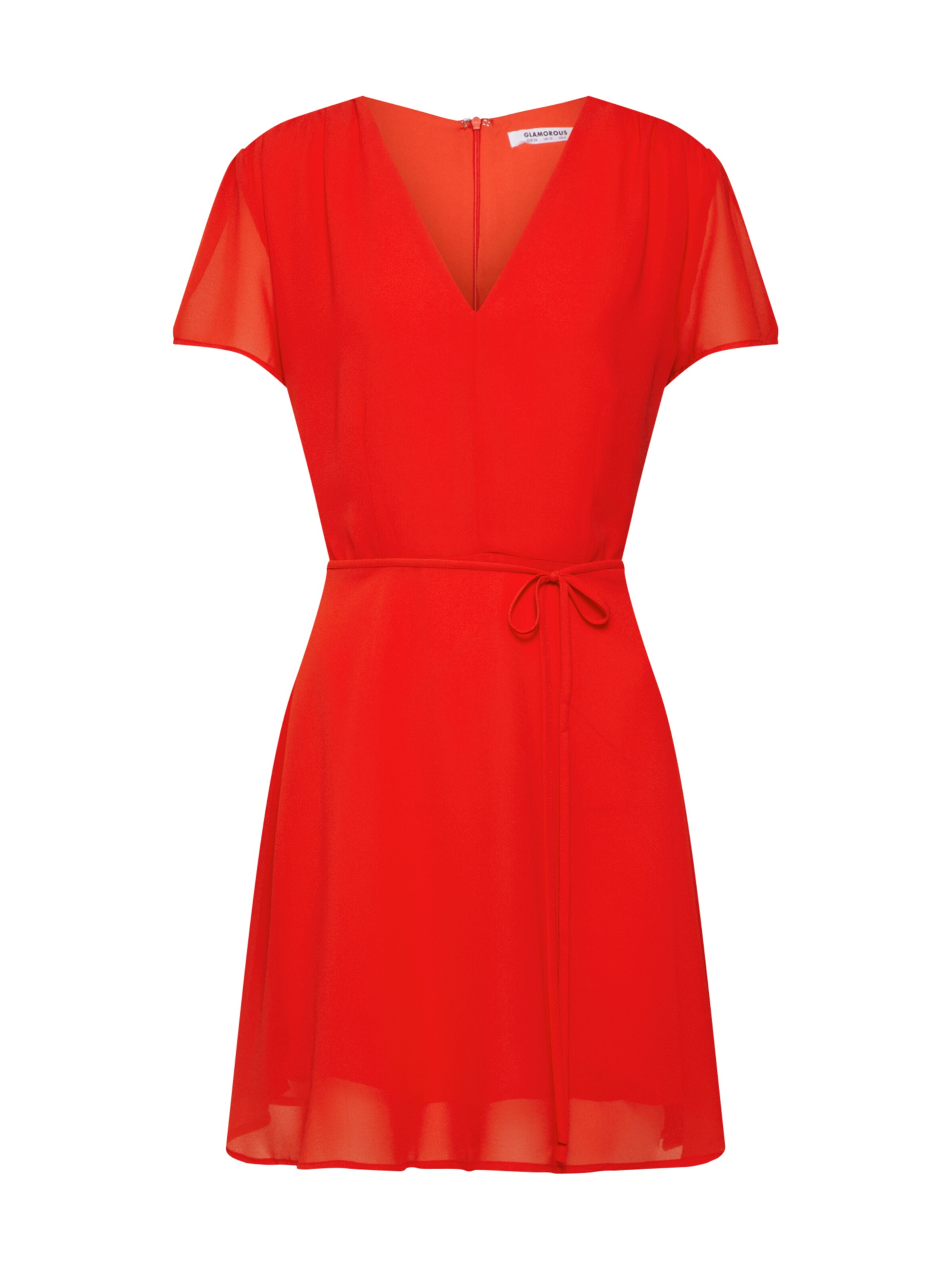 GLAMOROUS - Zomerjurk in de kleur Rood