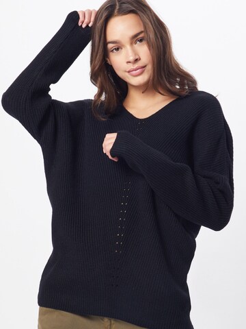 ABOUT YOU Sweater in Black: front