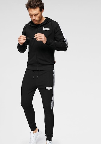 LONSDALE Jogginganzug 'Tracksuit Marthall' in Schwarz: Vorderseite