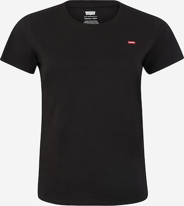 Levi's® Plus Shirt 'PL The Perfect Tee' in Zwart: voorkant