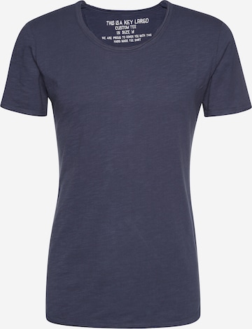 Key Largo Shirt 'T BREAD' in Blauw: voorkant