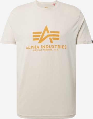 ALPHA INDUSTRIES T-Shirt in Beige: predná strana