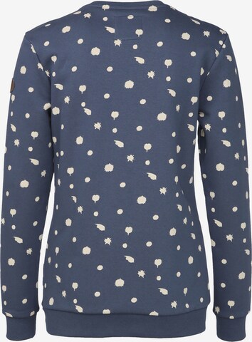 Lakeville Mountain Sportief sweatshirt 'Uelle Dots' in Blauw