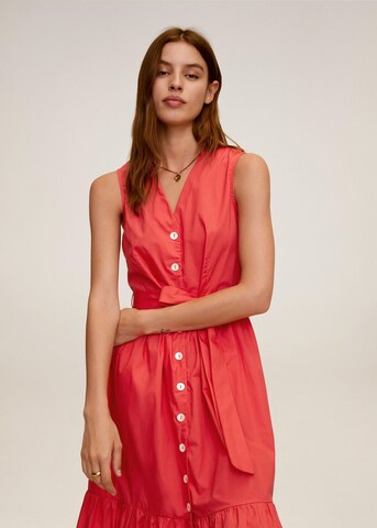 MANGO Summer Dress in Red: front