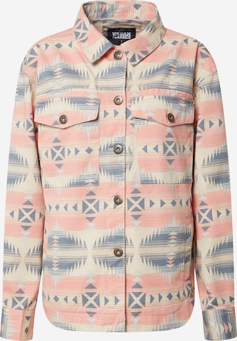 Veste mi-saison 'Inka' Urban Classics en rose : devant