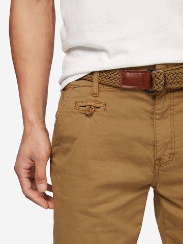 INDICODE JEANS Regular Shorts 'Conor' in Braun