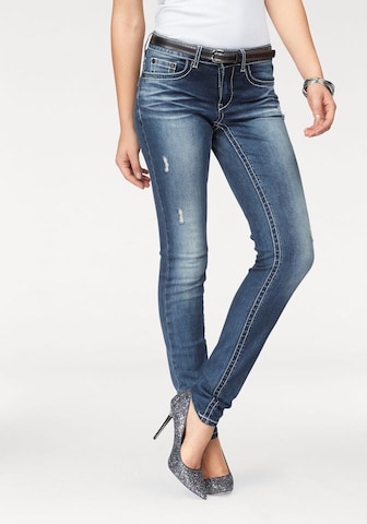 ARIZONA Skinny Jeans in Blue: front