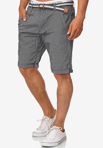 INDICODE JEANS Regular Shorts 'Cuba' in Blau: predná strana