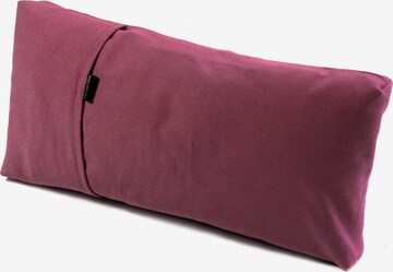 YOGISTAR.COM Pillow in Red: front