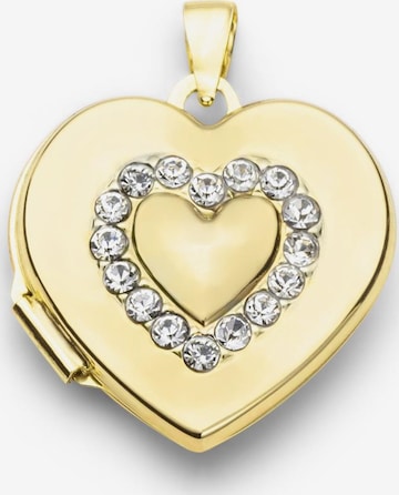 AMOR Pendant in Gold: front