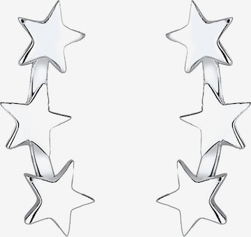 ELLI Uhani 'Astro' | srebrna barva
