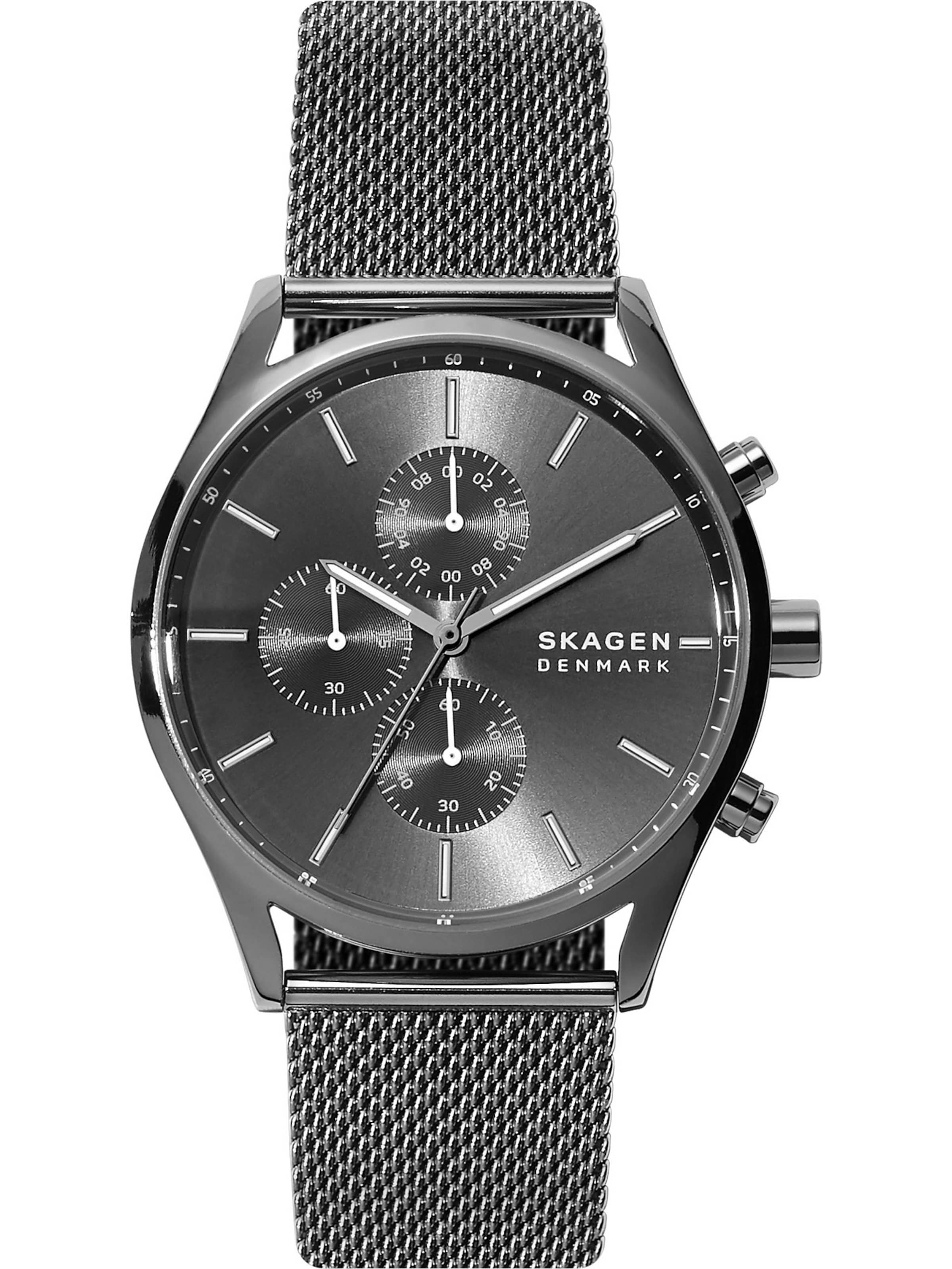 SKAGEN Uhr 'Holst' in Grau: Vorderseite