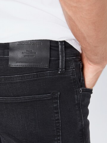 Coupe slim Jean 'Glenn' JACK & JONES en noir