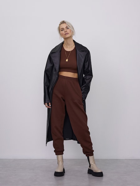 Lena Gercke - Casual Red Set Look by LeGer by Lena Gercke