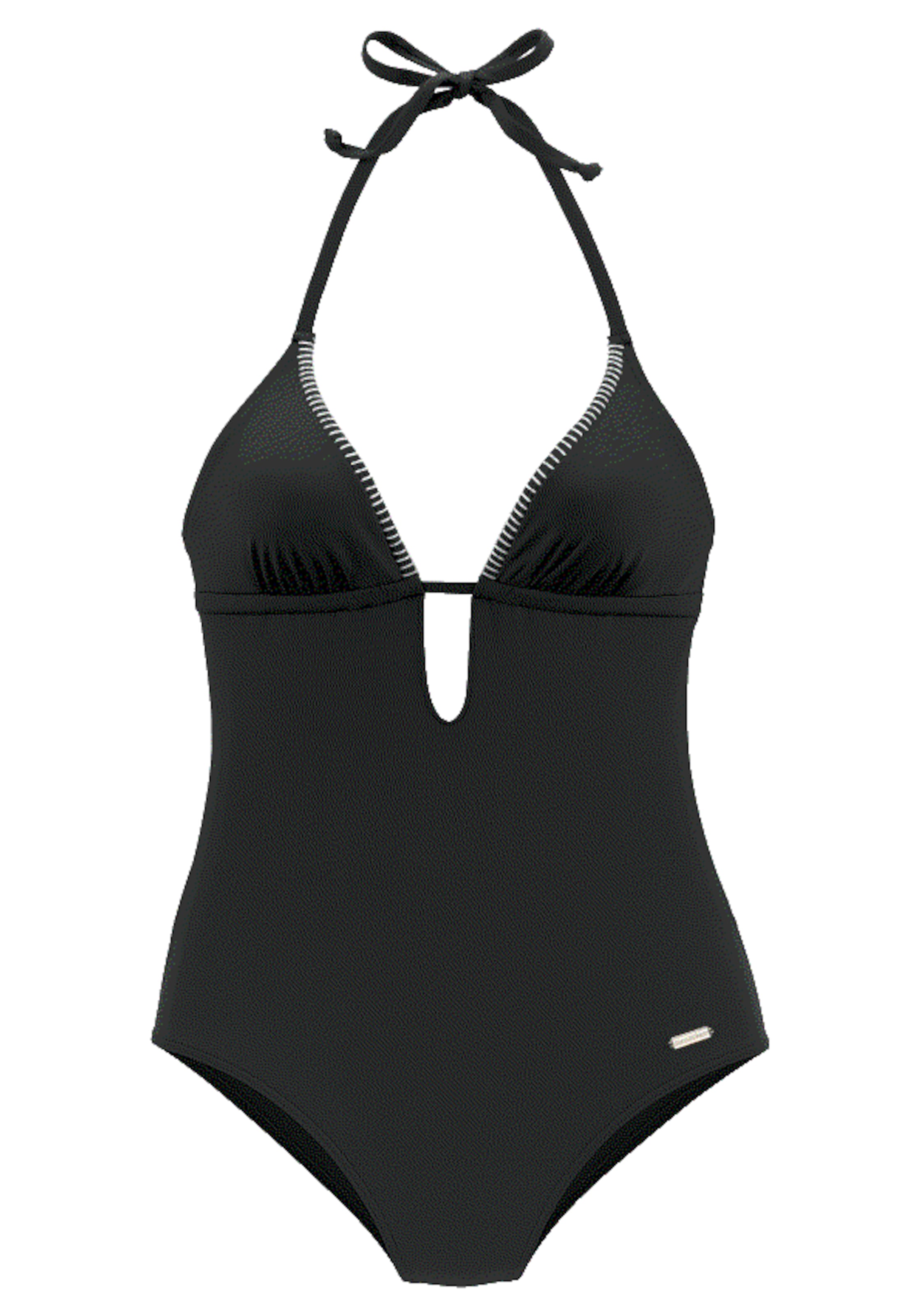 SUNSEEKER Треугольник Купальник 'Dainty' в Черный: спереди
