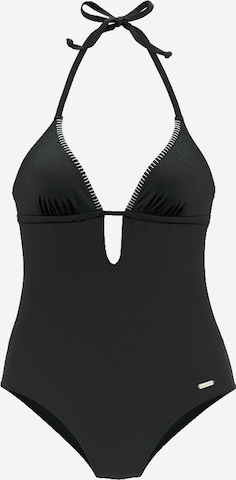 SUNSEEKER Triangle Swimsuit 'Dainty' in Black: front