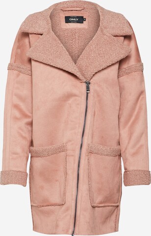 Manteau mi-saison ONLY en rose : devant