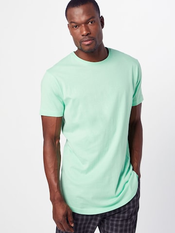 Urban Classics - Camisa em verde: frente