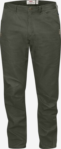 Fjällräven Regular Outdoorhose in Grün: predná strana