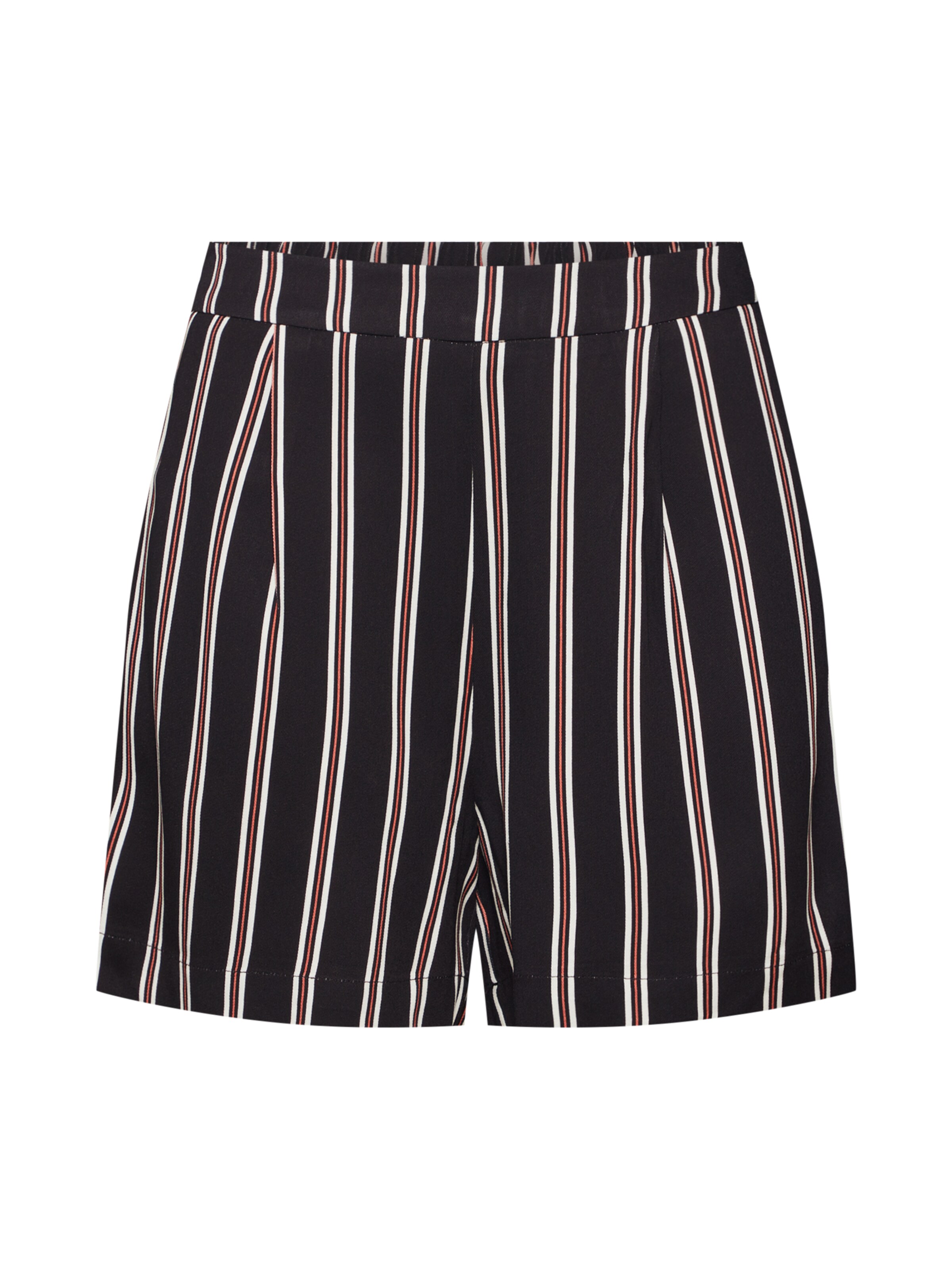 MOSS COPENHAGEN - Bandplooibroek 'Elin' in de kleur Zwart