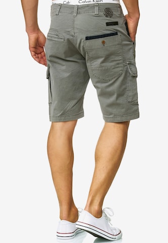 INDICODE JEANS Regular Shorts 'Hedworth' in Grau