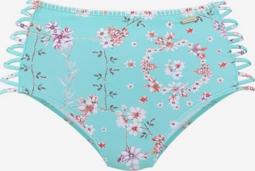 SUNSEEKER Bikinibroek 'Ditsy' in Blauw: voorkant