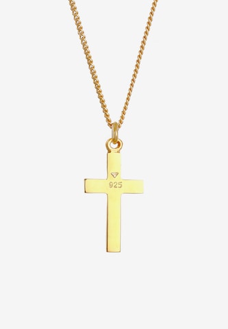 ELLI Ketting 'Kreuz' in Goud