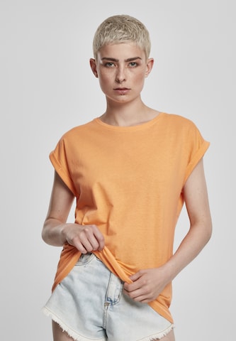 Urban Classics Shirt in Oranje: voorkant