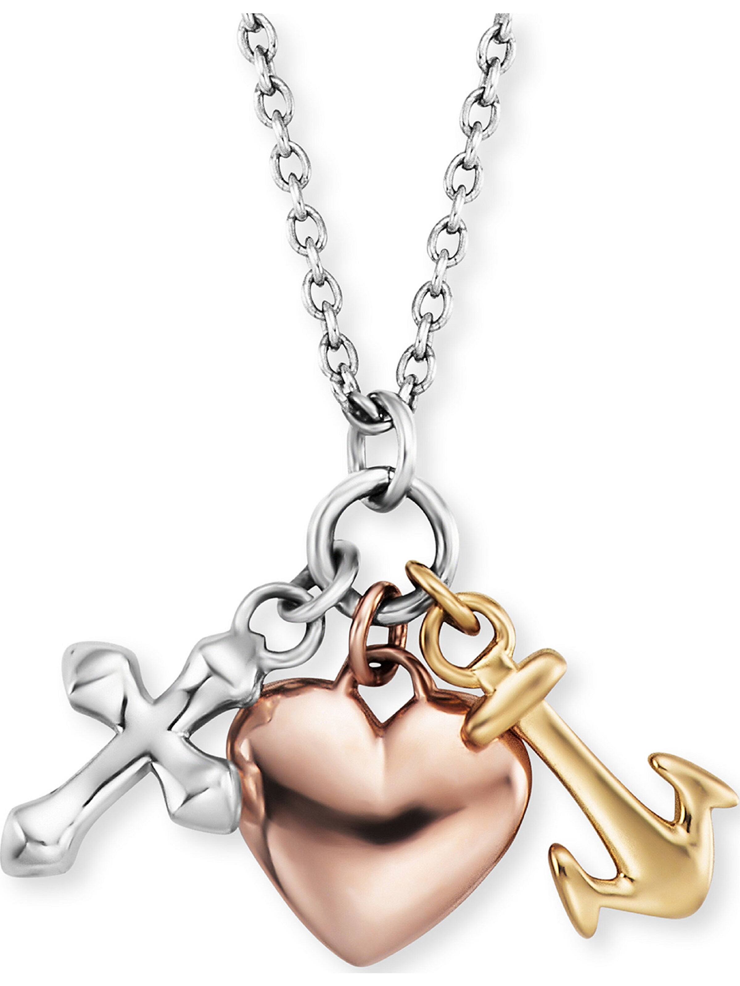 Engelsrufer Kette 'Liebe & Hoffnung' in Silber: Vorderseite