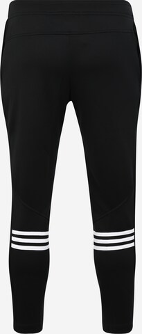 ADIDAS PERFORMANCE Skinny Workout Pants 'Daily' in Black: back