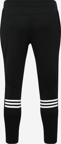 Skinny Pantalon de sport 'Daily' ADIDAS PERFORMANCE en noir : derrière