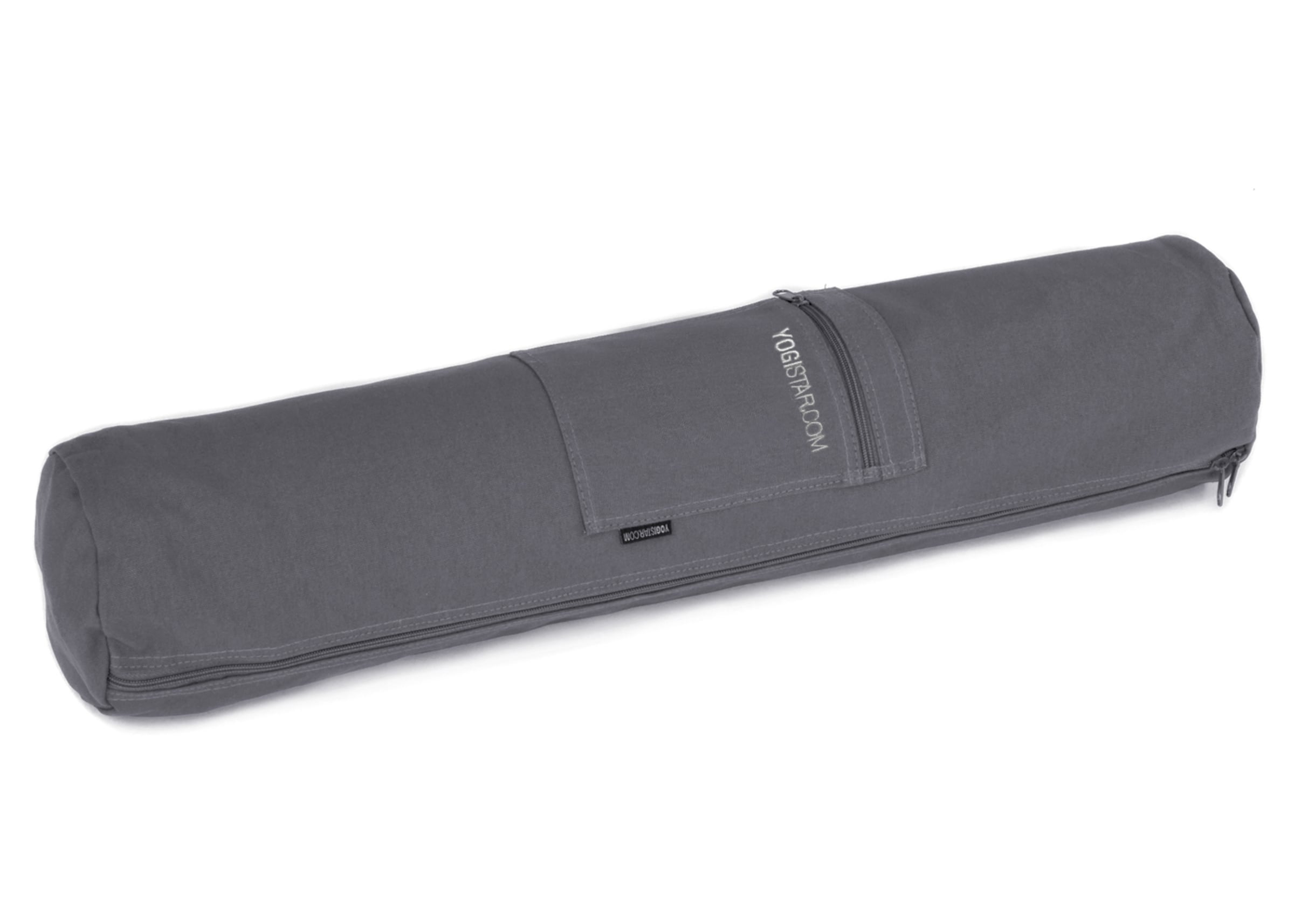 YOGISTAR.COM Yogatasche in Grau: Vorderseite