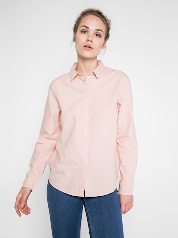 Chemisier PIECES en rose : devant