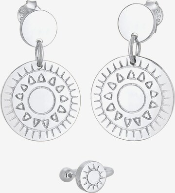 Boucles d'oreilles ELLI en argent : devant