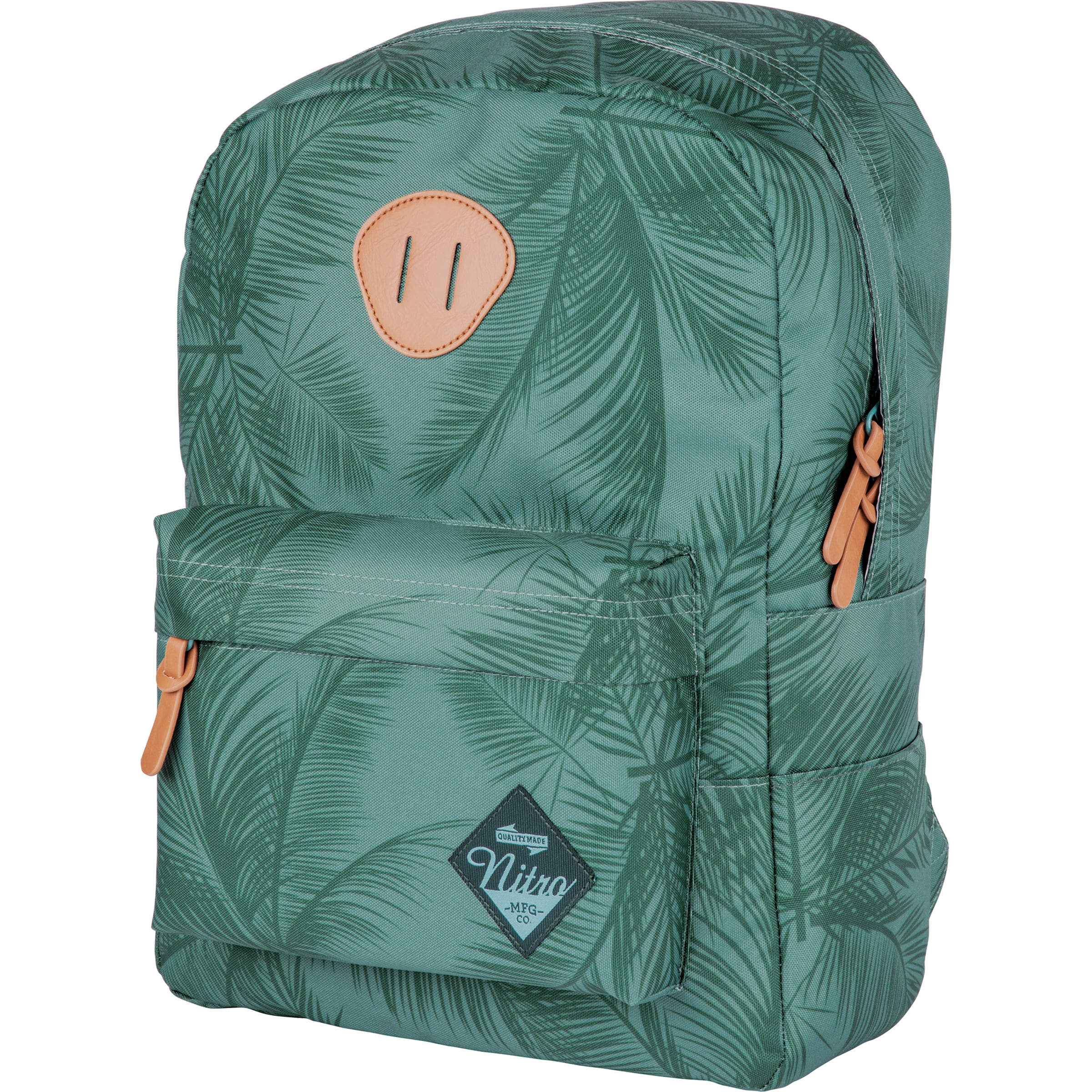 NITRO Rucksack 'Urban Classic' 45 cm in Grün: Vorderseite