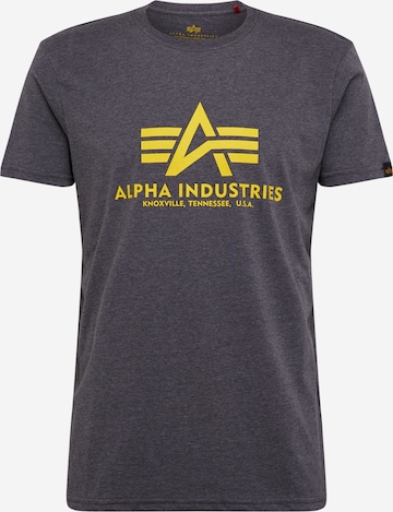 ALPHA INDUSTRIES Shirt in Grijs: voorkant