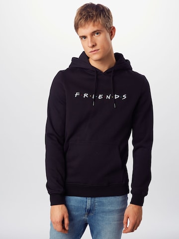 Sweat-shirt 'Friends' Mister Tee en noir : devant