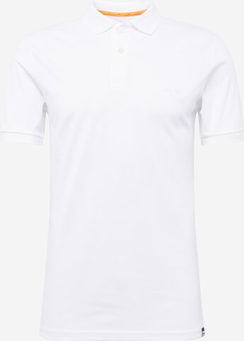 Superdry Poloshirt in Weiß: predná strana