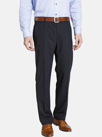 Charles Colby Regular Pantalon 'Finian' in Blauw: voorkant