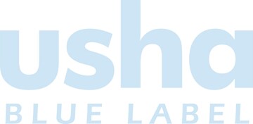 usha BLUE LABEL Logo