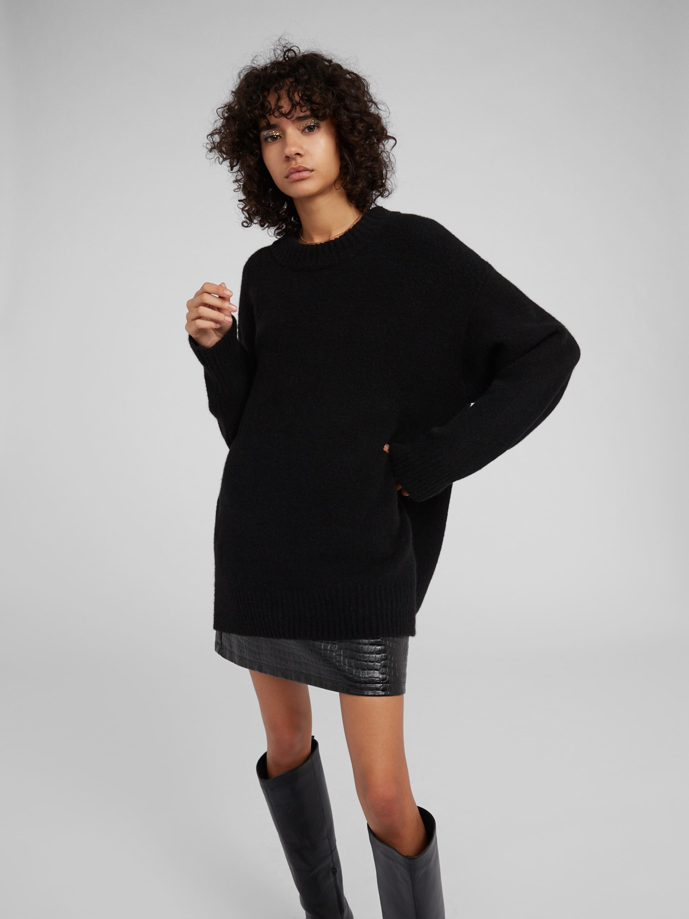 EDITED Oversized sweater 'Luca' in Black: front