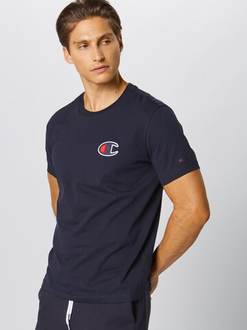 Champion Authentic Athletic Apparel Shirt 'Crewneck' in Blau