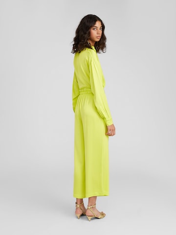 Wide leg Pantaloni 'Nerian' de la EDITED pe galben: spate