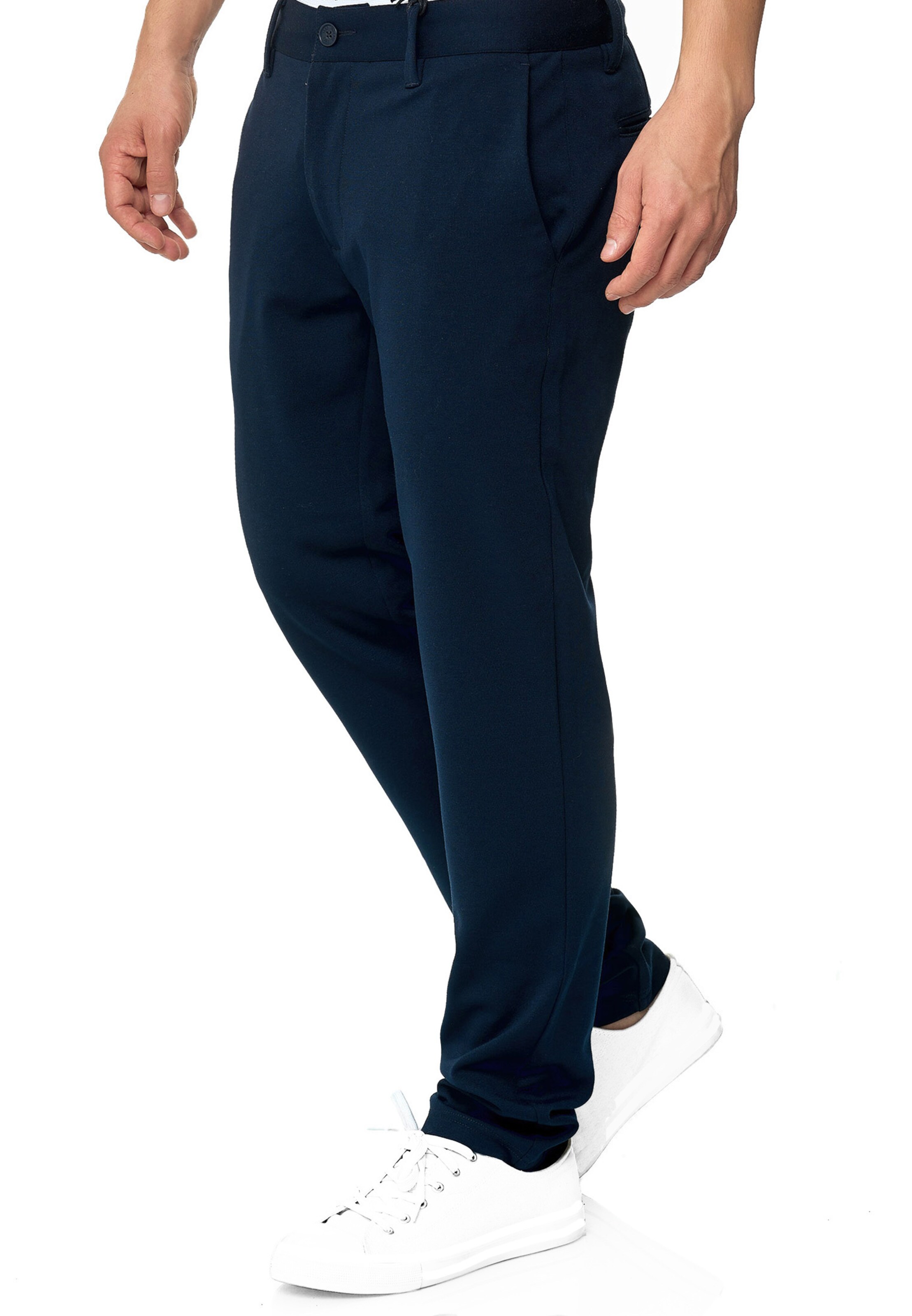 INDICODE JEANS Slim fit Pants 'Kolding' in Blue