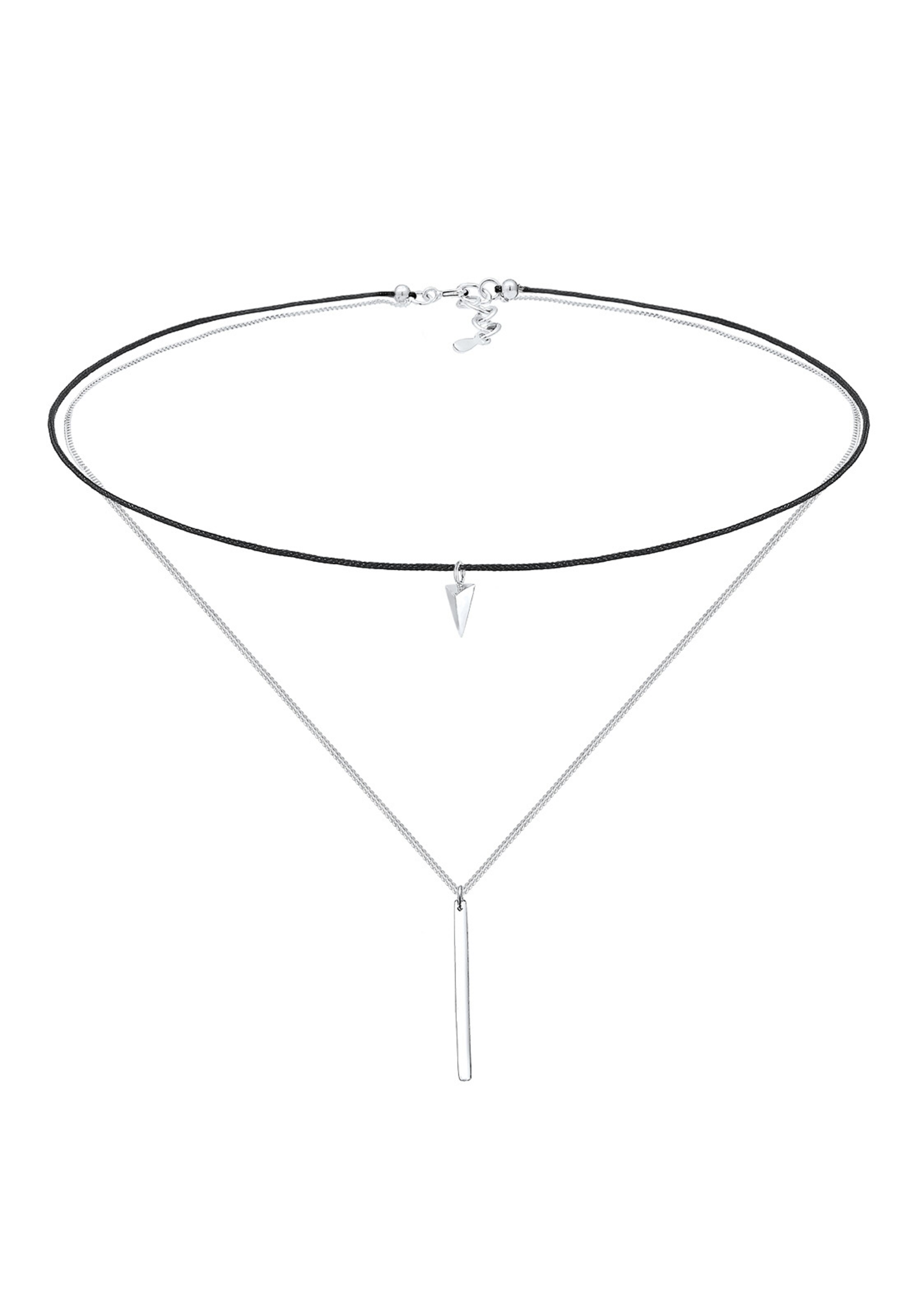 ELLI Choker in Silber: Vorderseite