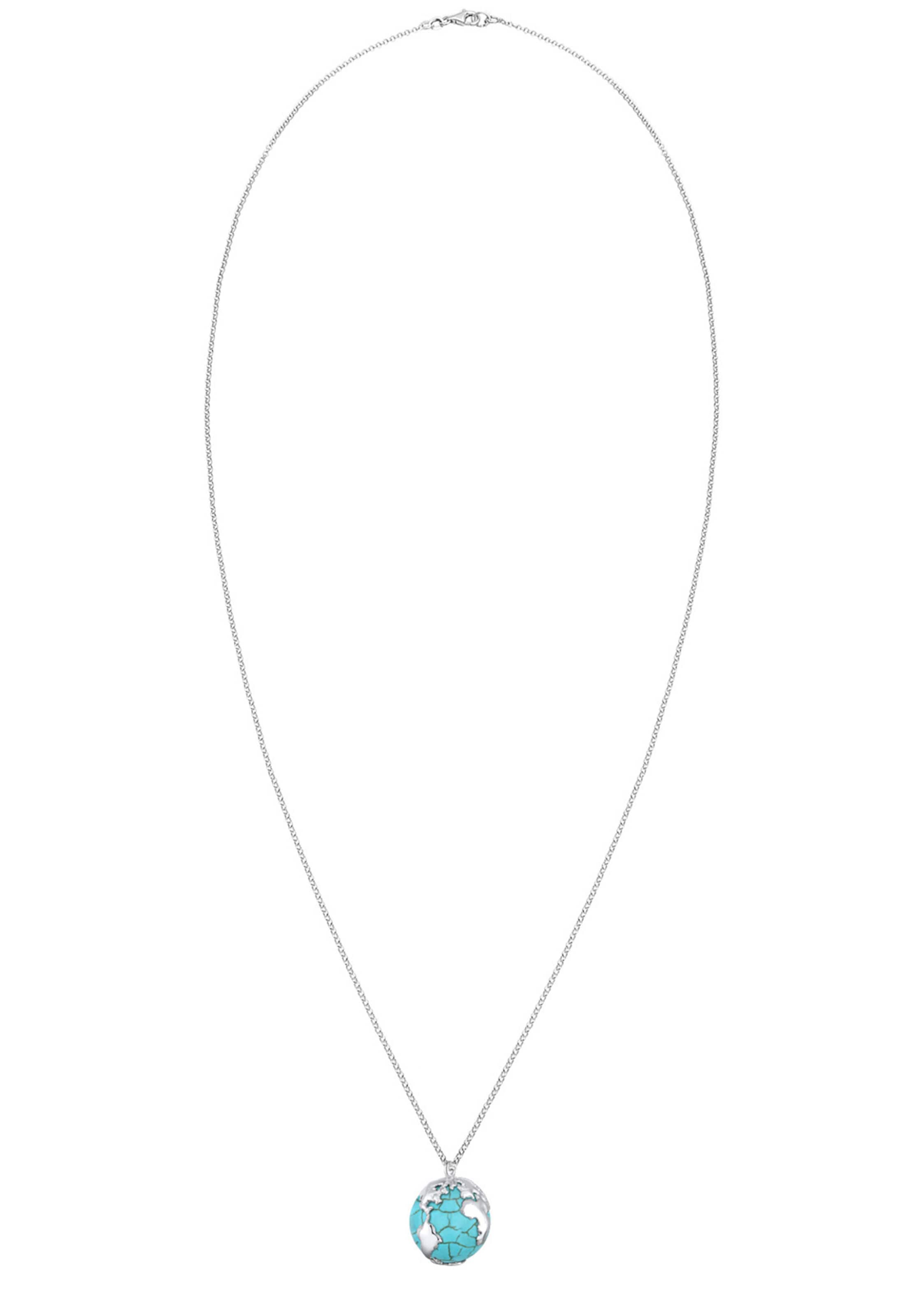 ELLI Necklace 'Weltkugel' in Silver
