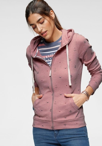 KangaROOS Sweatjacke in Pink: predná strana