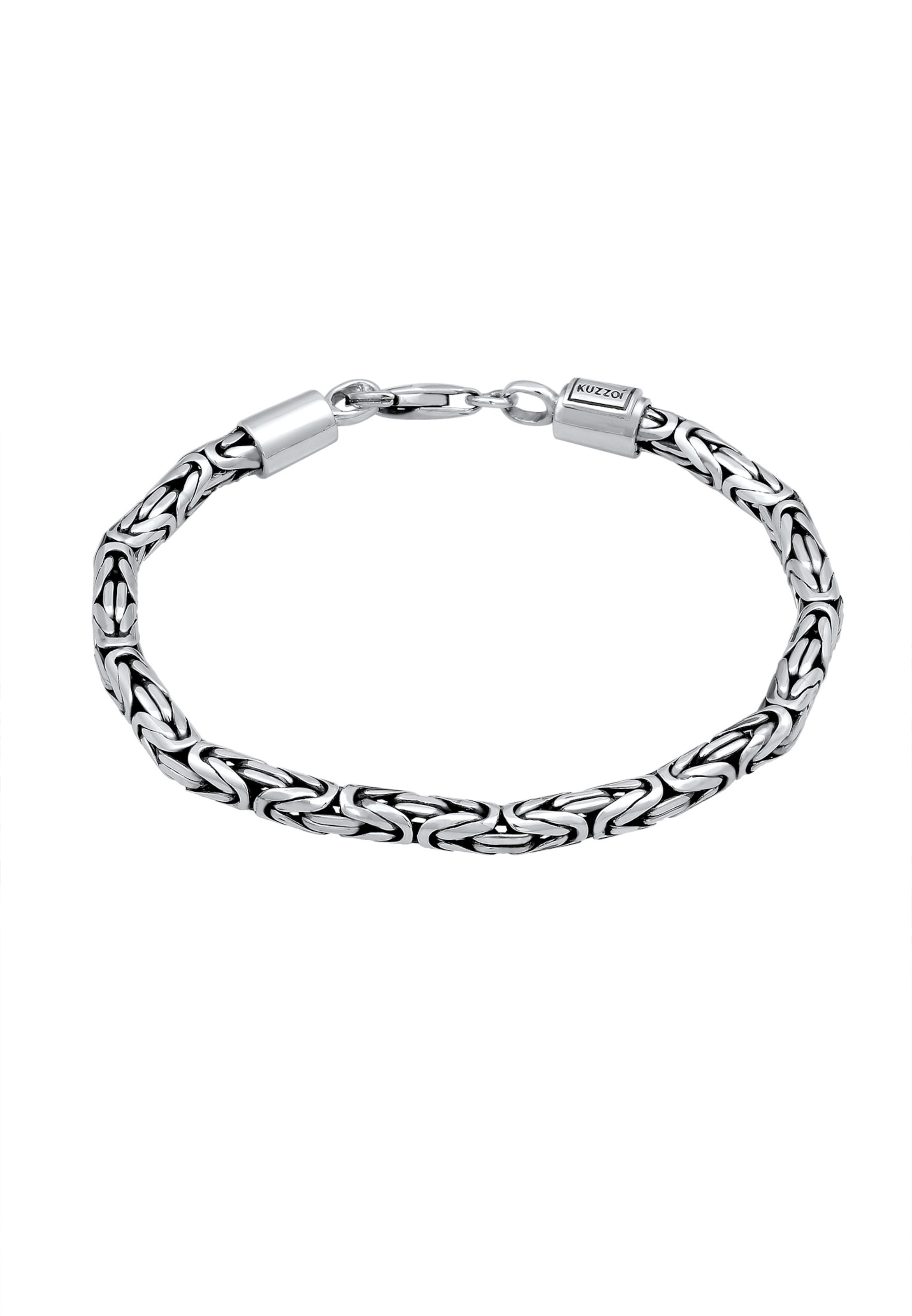 KUZZOI Браслет в Серебристый: спереди