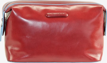 Piquadro Toiletry Bag in Red: front